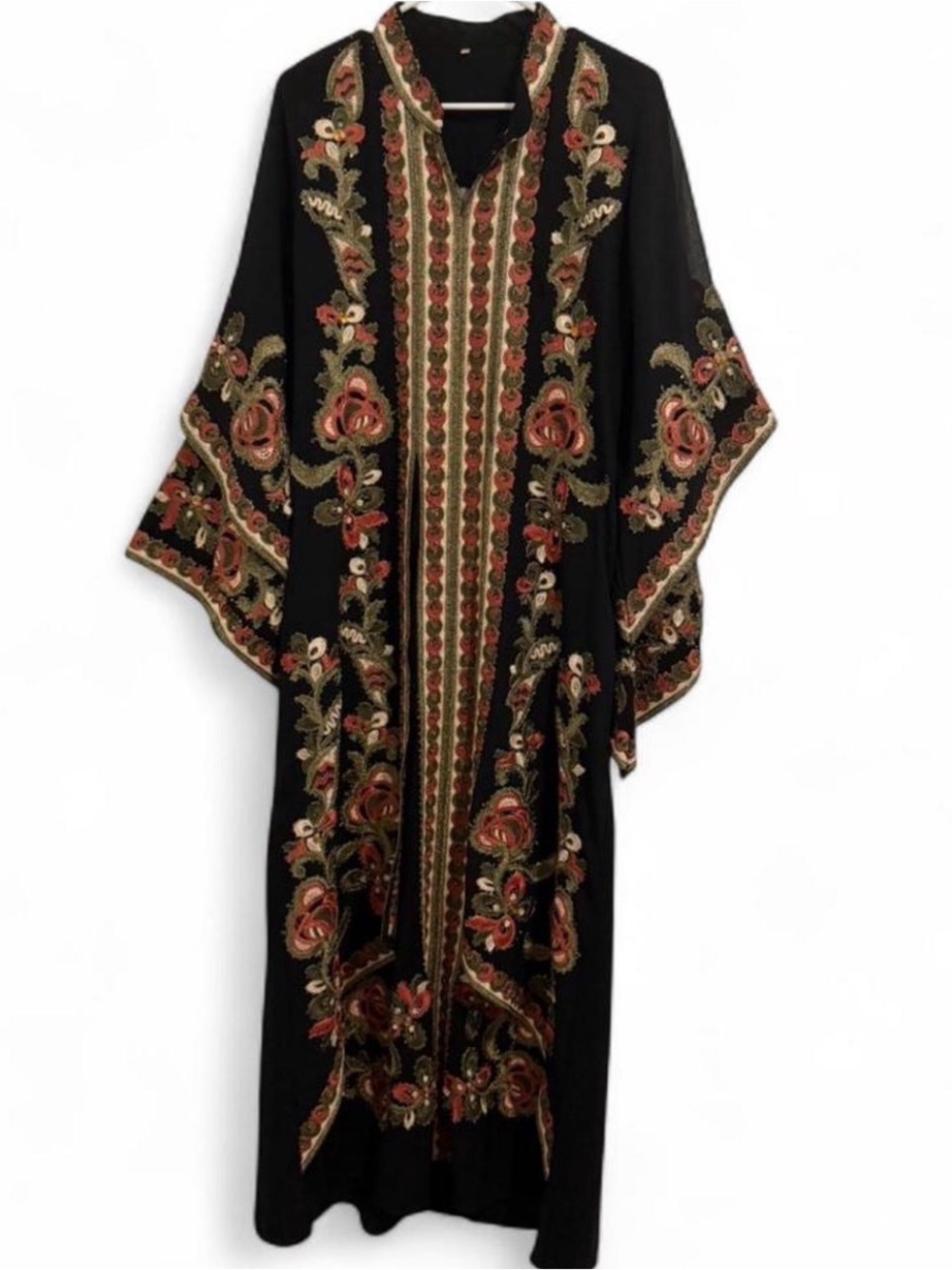 Georgette Embroidered Kaftan Abaya